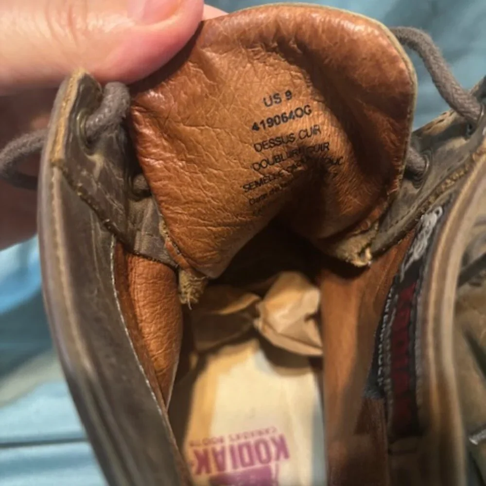 Kodiak Camel Brown Nubuck Waterproof Boots Women's 9 - Picture 10 of 14